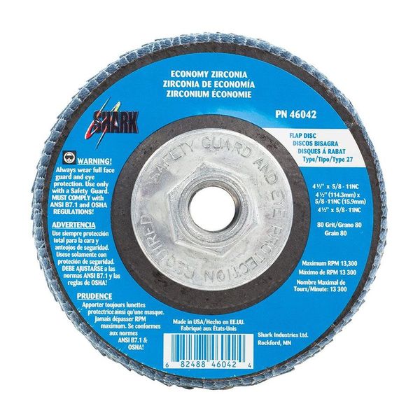 Flap Disc 4 1/2 -5/8-11 80 Grit-75