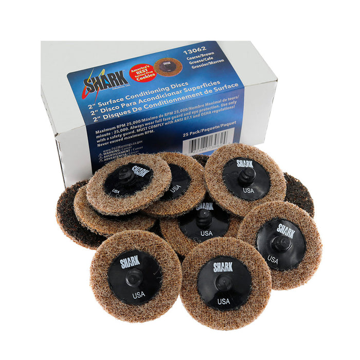 2" Coarse Brown Surface Disc-64