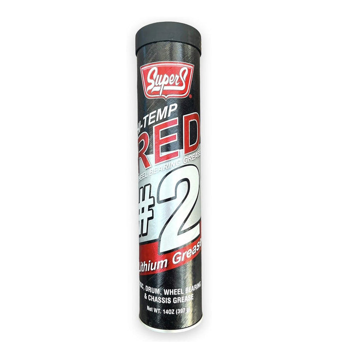Super S Red Hi Temp Wheel Bearing Grease - 14OZ Tube
