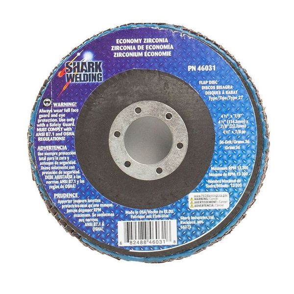 Flap Disc 4 1/2 -7/8 Arbor 36 Grit-69