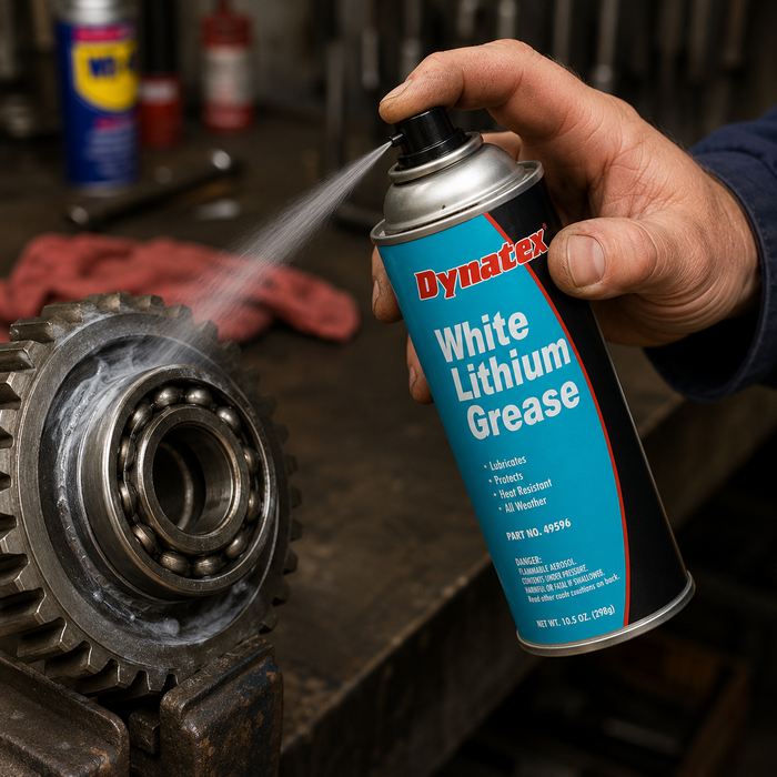 Dynatex White Grease Aerosol 16 oz. Can