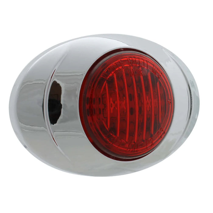 VSM3005D Oval Red 2" Bulb