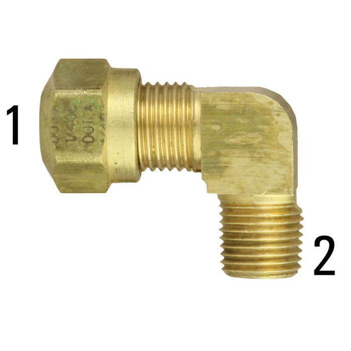 1469-6 3/8 x 1/4 DOT A/B 90 Deg Male Elbow