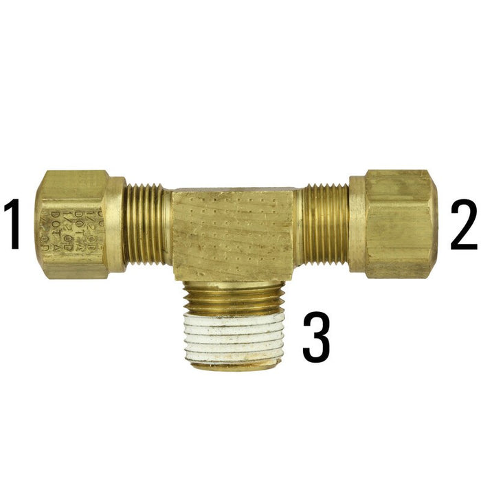 1472-4 1/4 x 1/8 A/B Branch Tee