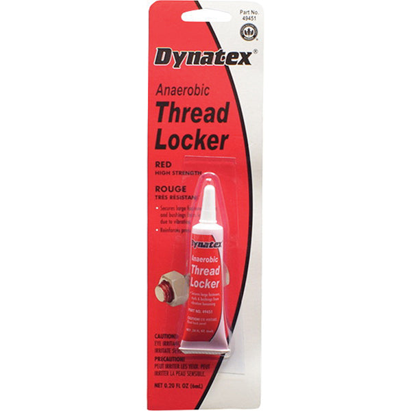 Dynatex Anaerobic Thread Locker Red - .2 oz tube