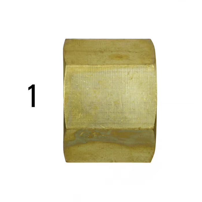 3129-2 1/8 Brass Pipe Cap