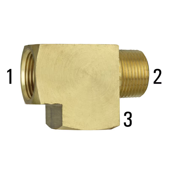 3750-12 3/4 Brass Pipe Street Tee