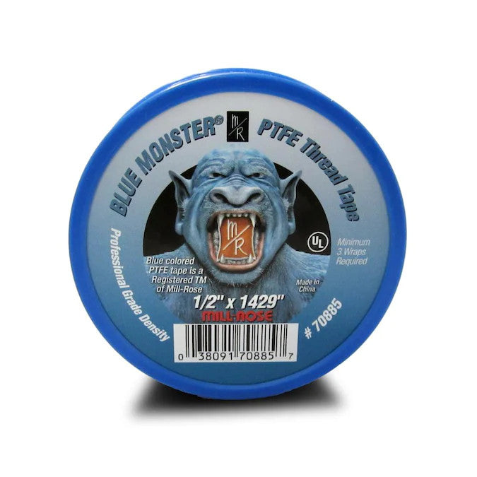 Blue Monster PTFE Thread Sealing Tape - 1/2" X 1429"