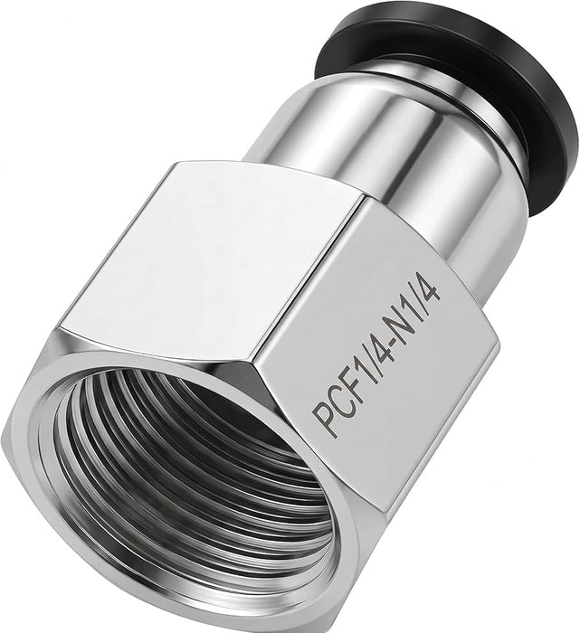 1166-6-6 3/8 Tube x 3/8 NPT Brass Push-In Female Connector