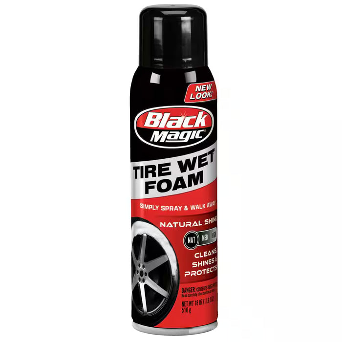 Black Magic Tire Wet Foam 18oz Can
