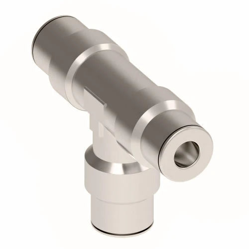 1164-6 3/8 Brass Tube Push-In Union Tee