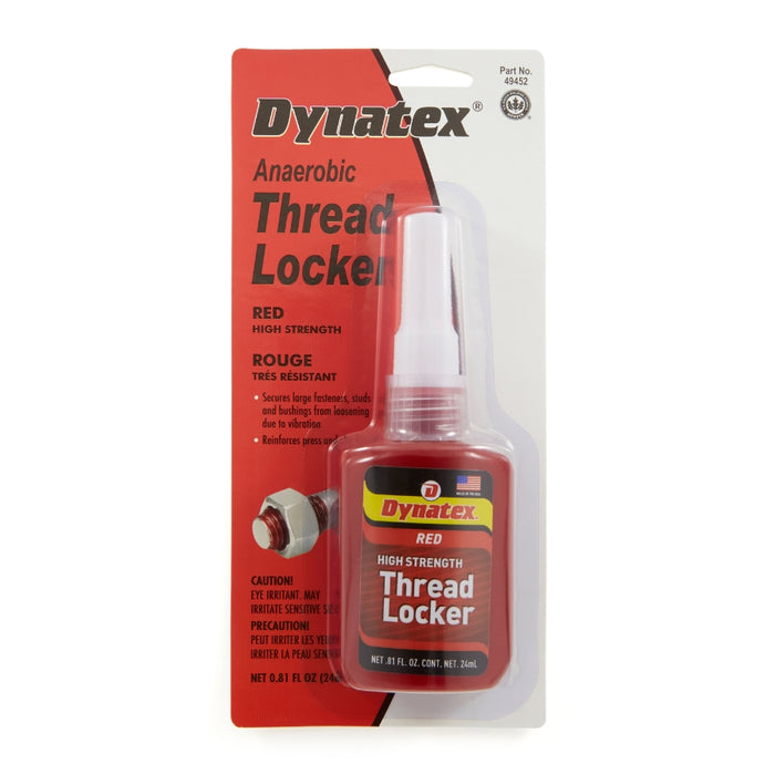 Dynatex Red High Strength Thread Locker 24mL