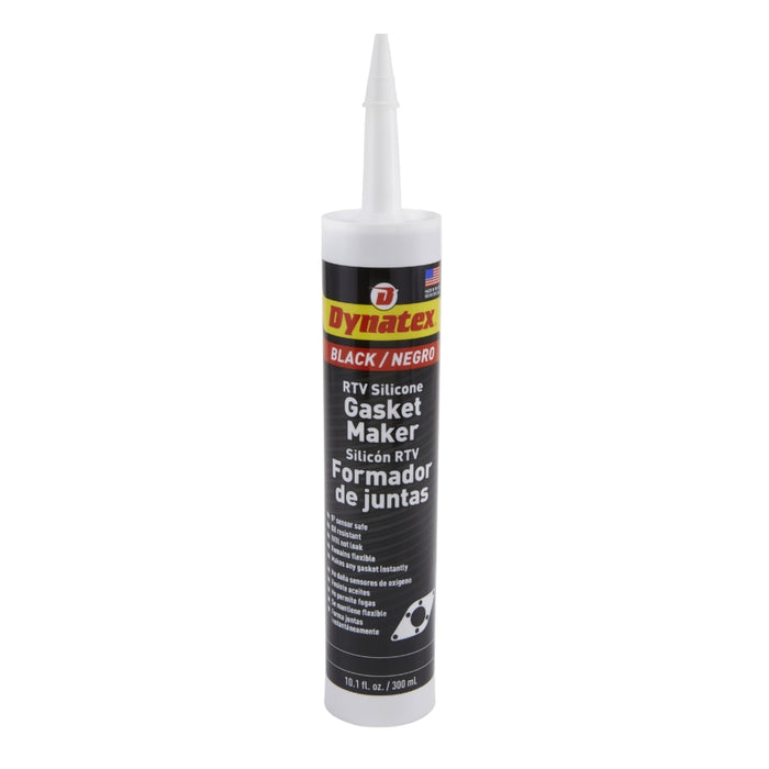 Dynatex Black Rtv Gasket Maker - 10 oz Caulking Tube