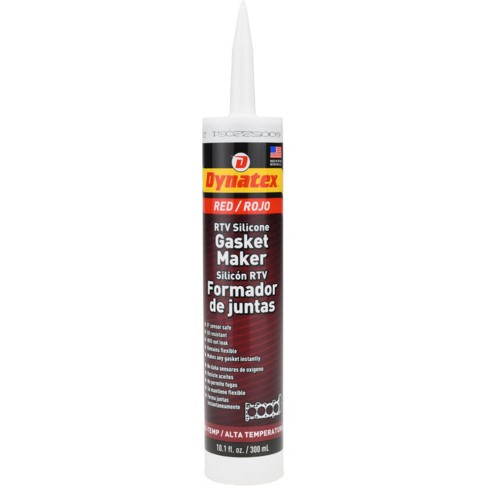 Dynatex Red Rtv Gasket Maker Caulking Tube