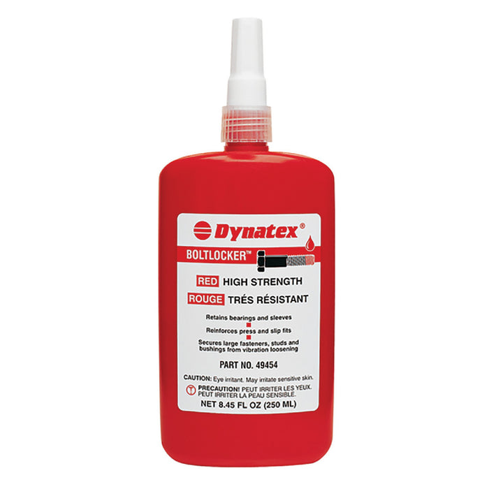 Dynatex Red High Strength Thread Locker 250mL
