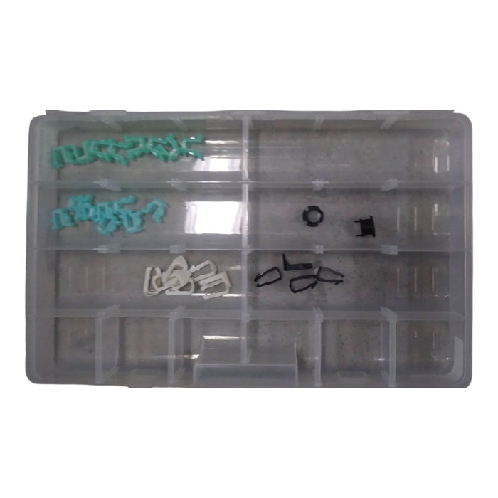 Fuel Line Clip Assortment set 31 Pc Plastic Drawer