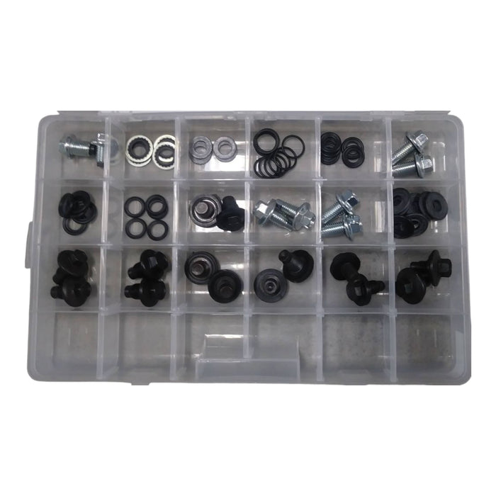 OE Drain Plug Assortment 66 Pc Plastic Drawer