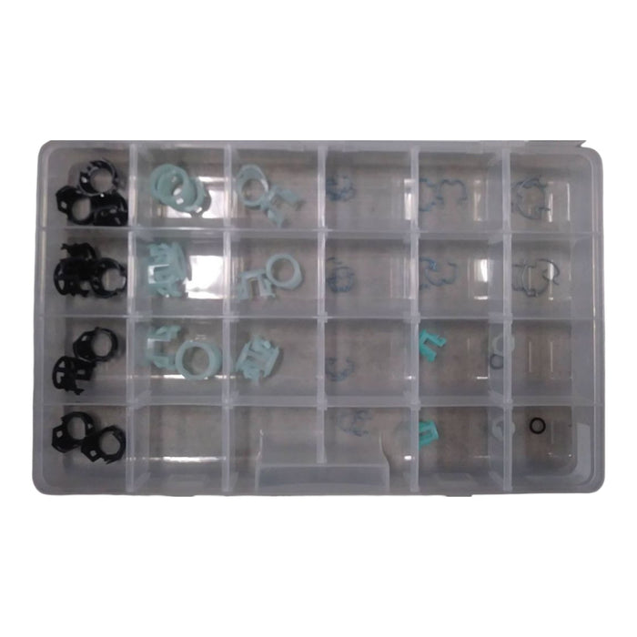 Retainer Clip assortment 44 Pc Plastic Drawer