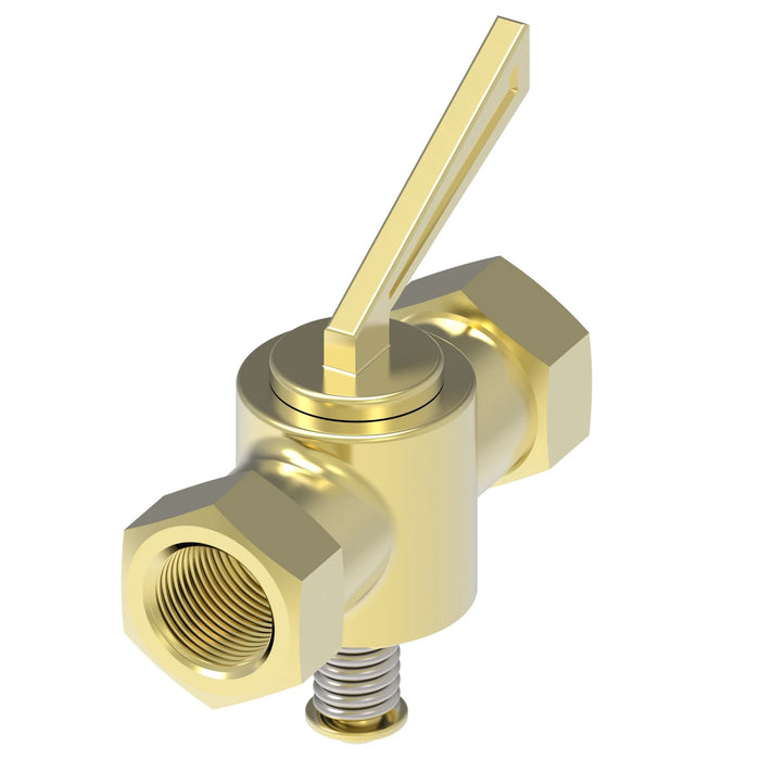 6809 1/4 Double Female Pipe Shut-Off