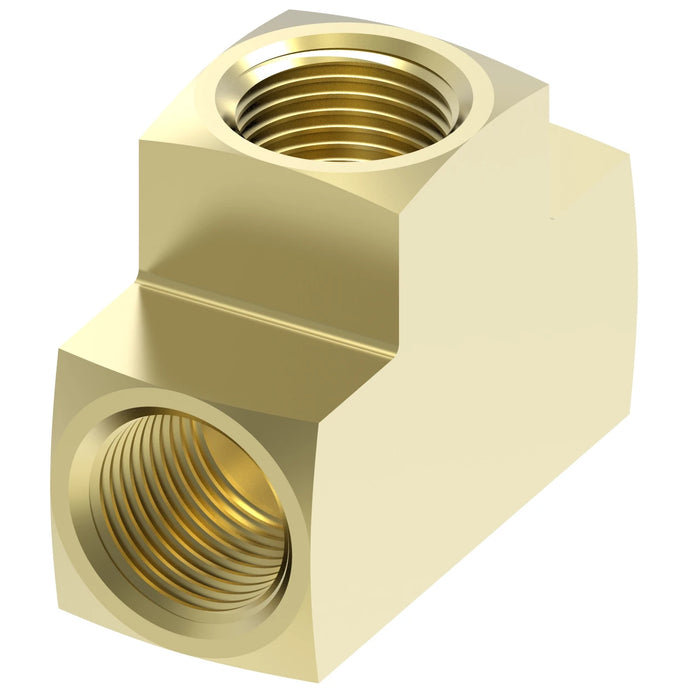 3700-2 1/8 Brass Pipe Tee