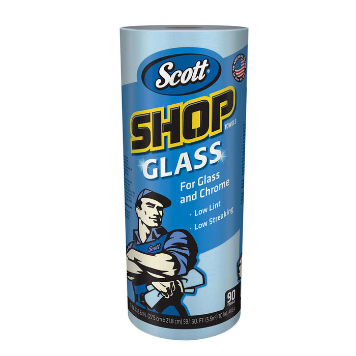 Scott Shop Glass Towels - 90 Towels Per Roll
