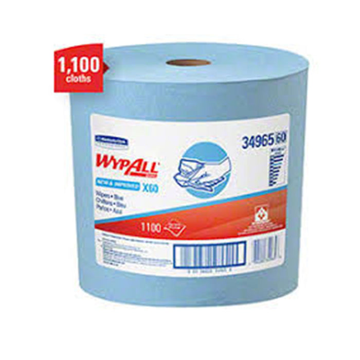 Wypall X60 Jumbo Blue Roll - 1100 Towels Per Roll