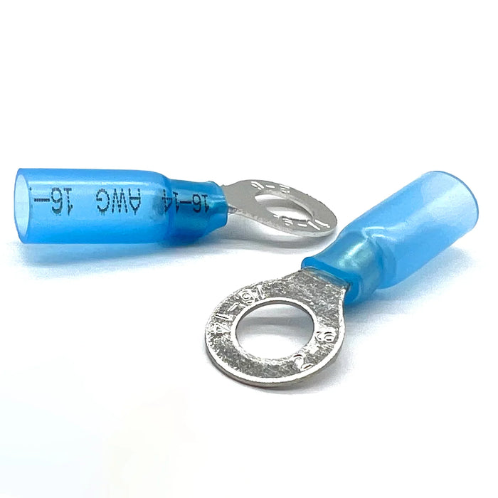 Pico 2224PT Crimp Heat Shrink 16-14 AWG 5/16" Stud Ring. 5 Pieces