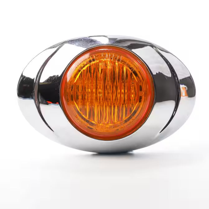 VSM3005AD 3 inch Oval LED with Chrome Bezel