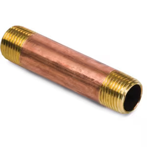 3327-2 1/8 x 1 1/2 Brass Pipe Nipple