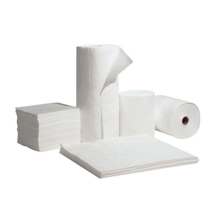 White Oil Only Absorbent Pads (100 Pads)