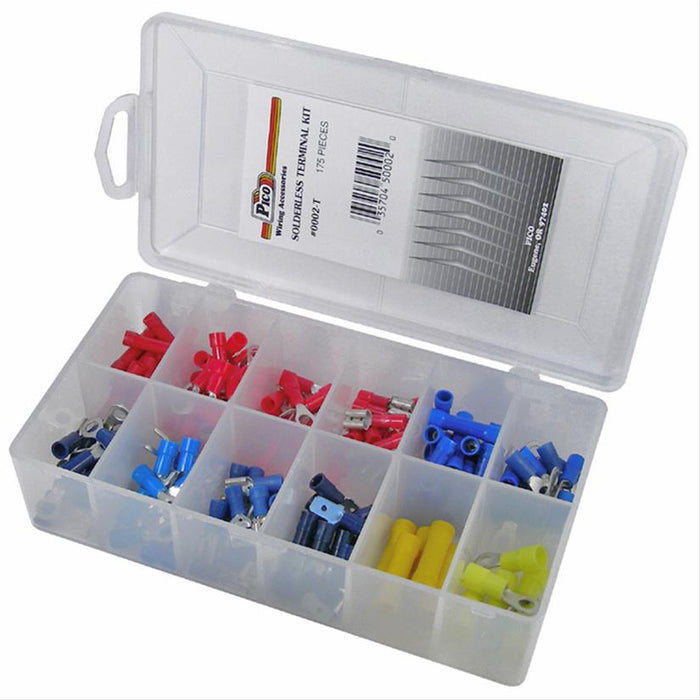 Pico 0002-T Solderless Terminal Kit - 175 Pieces