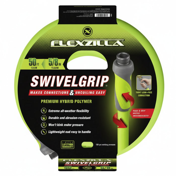 Flexzilla 5/8in SwivelGrip Water Hose 50ft